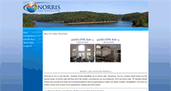 Desktop Screenshot of norrislakerentals.com